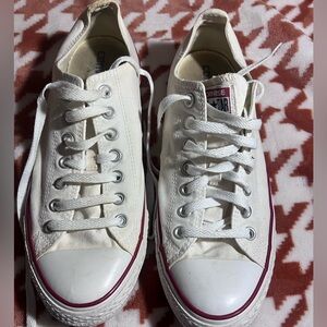 Unisex white converses